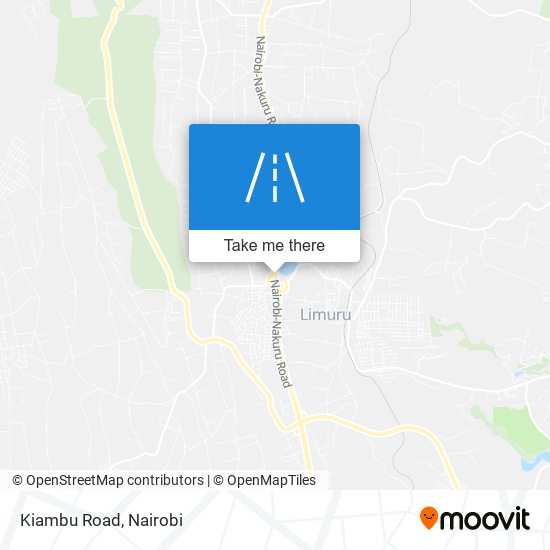 Kiambu Road map