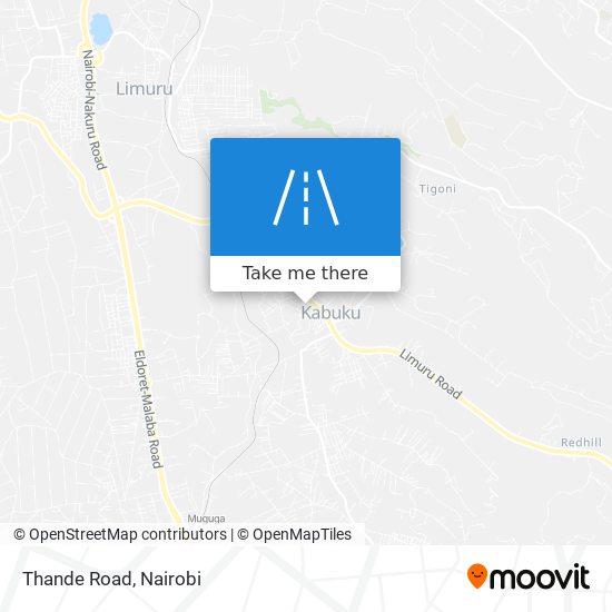 Thande Road map