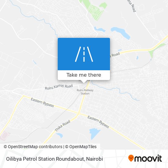Oilibya Petrol Station Roundabout map