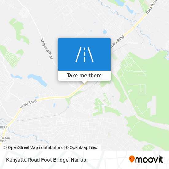 Kenyatta Road Foot Bridge map