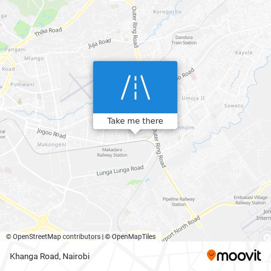 Khanga Road map