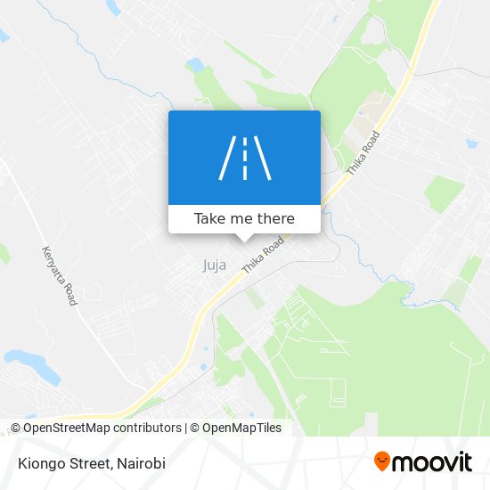 Kiongo Street map