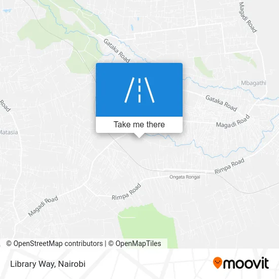Library Way map