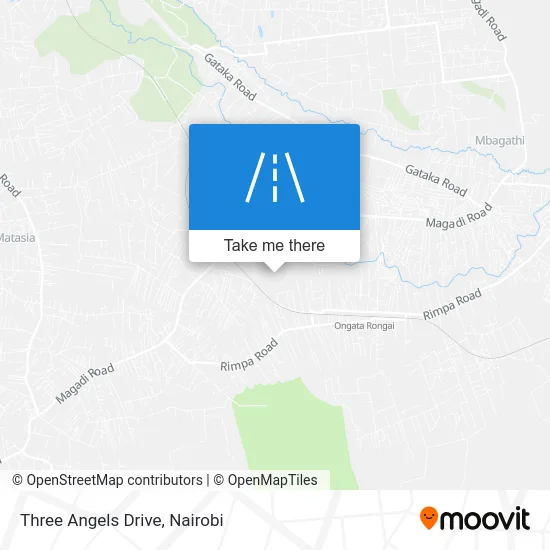 Three Angels Drive map