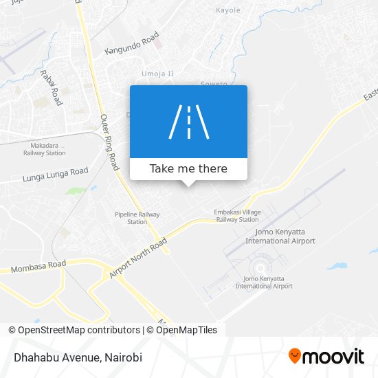 Dhahabu Avenue map