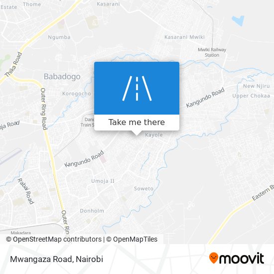 Mwangaza Road map