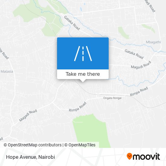 Hope Avenue map