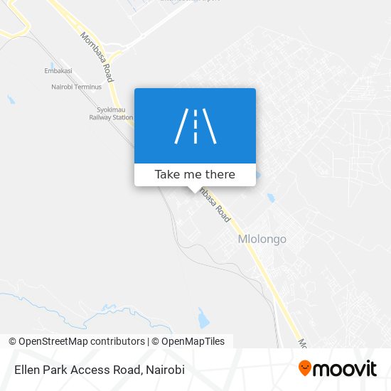 Ellen Park Access Road map