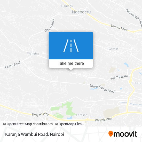 Karanja Wambui Road map