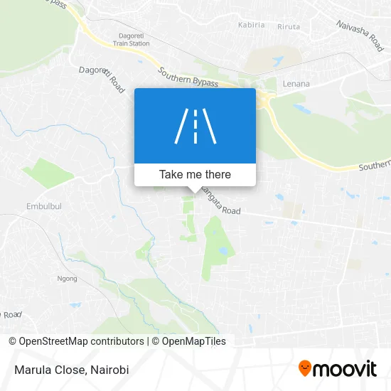 Marula Close map