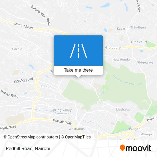 Redhill Road map