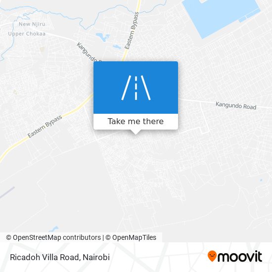 Ricadoh Villa Road map