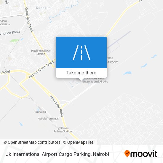 Jk International Airport Cargo Parking map