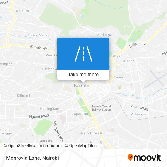 Monrovia Lane map