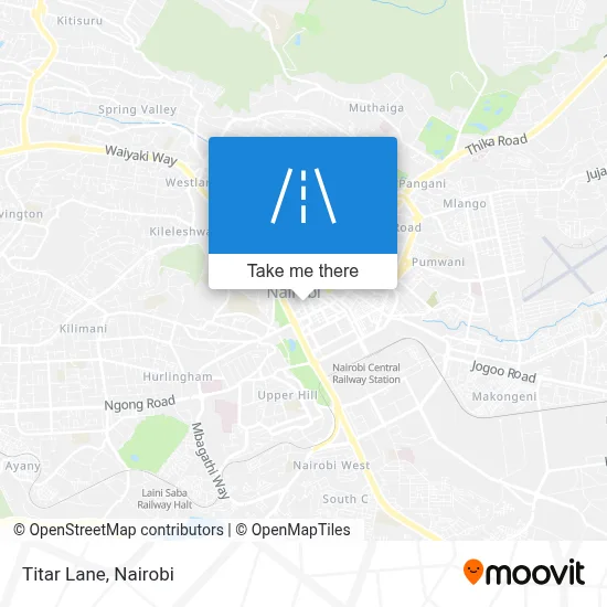 Titar Lane map