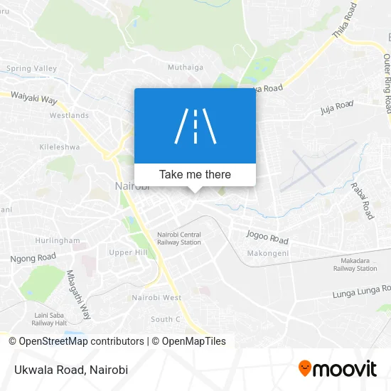 Ukwala Road map