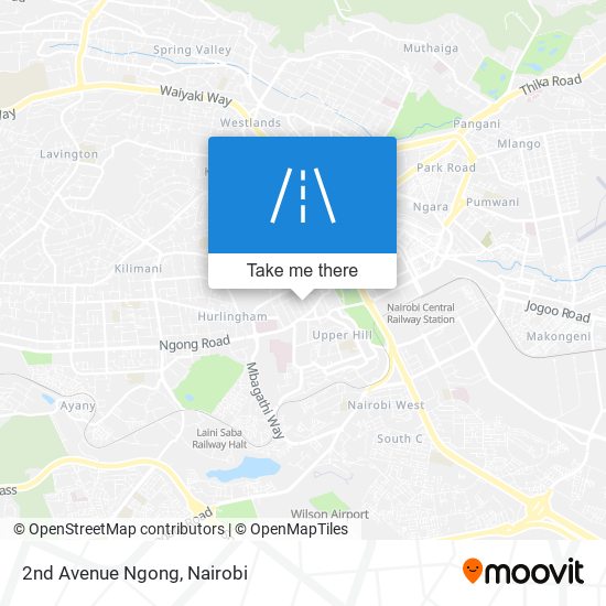 2nd Avenue Ngong map