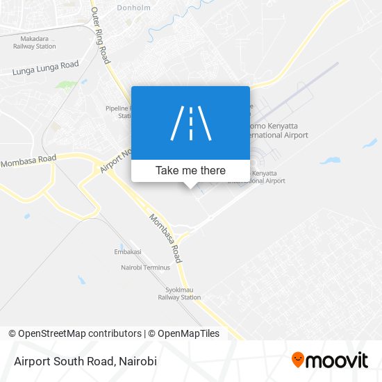 Airport South Road map