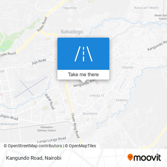 Kangundo Road map