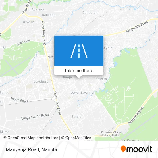 Manyanja Road map
