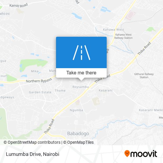 Lumumba Drive map