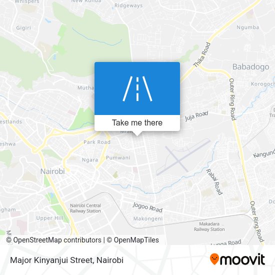 Major Kinyanjui Street map