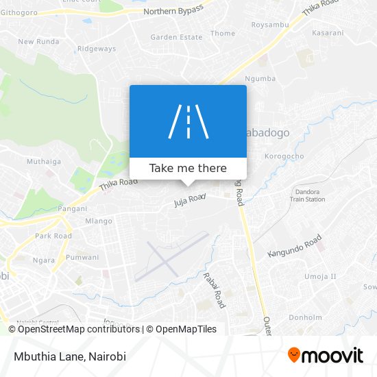 Mbuthia Lane map