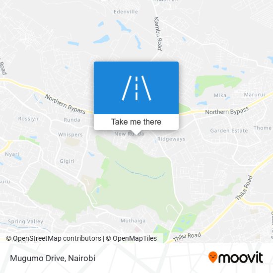 Mugumo Drive map