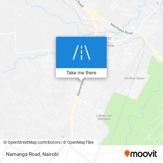 Namanga Road map