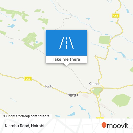 Kiambu Road map