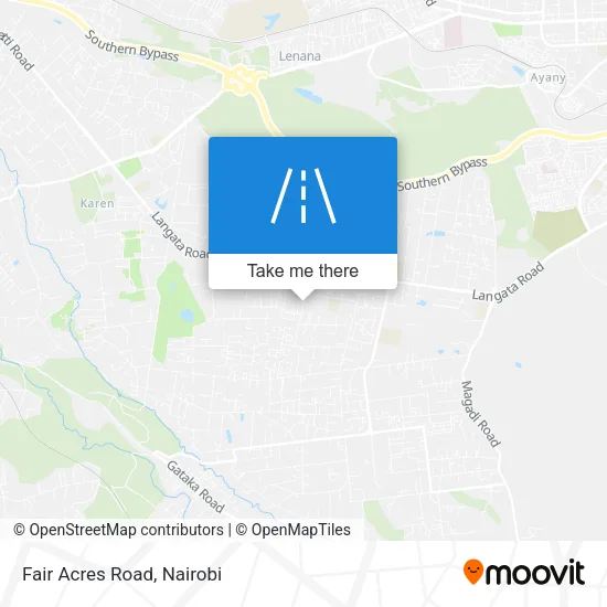 Fair Acres Road map