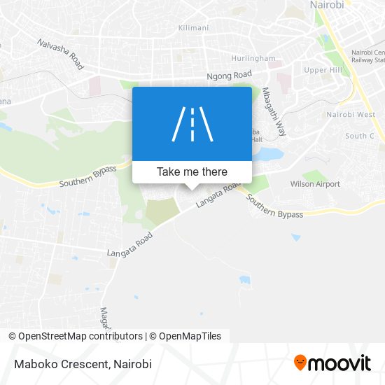 Maboko Crescent map