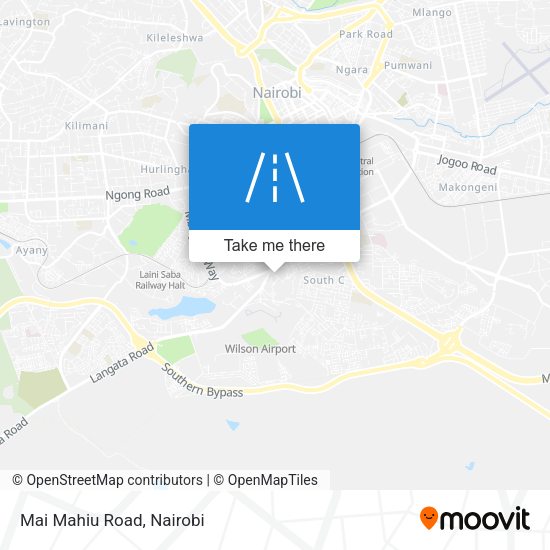 Mai Mahiu Road map