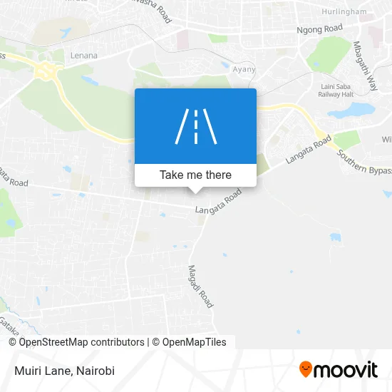 Muiri Lane map