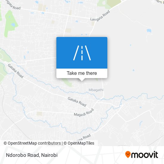Ndorobo Road map