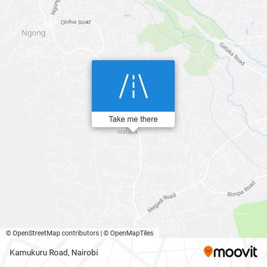Kamukuru Road map