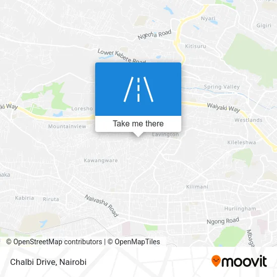 Chalbi Drive map