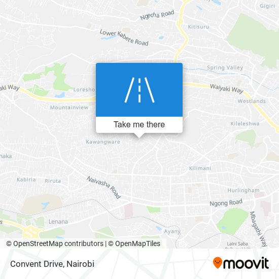 Convent Drive map