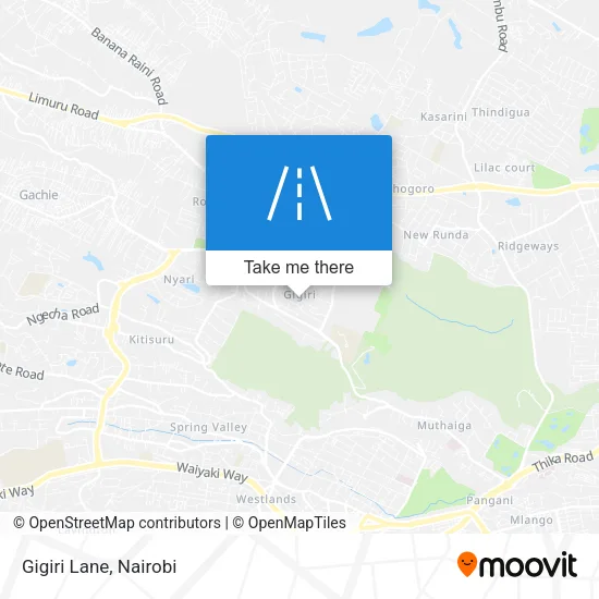 Gigiri Lane map
