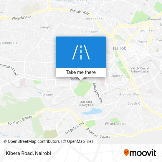 Kibera Road map