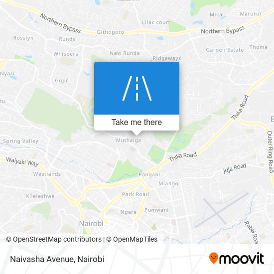 Naivasha Avenue map