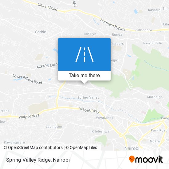 Spring Valley Ridge map