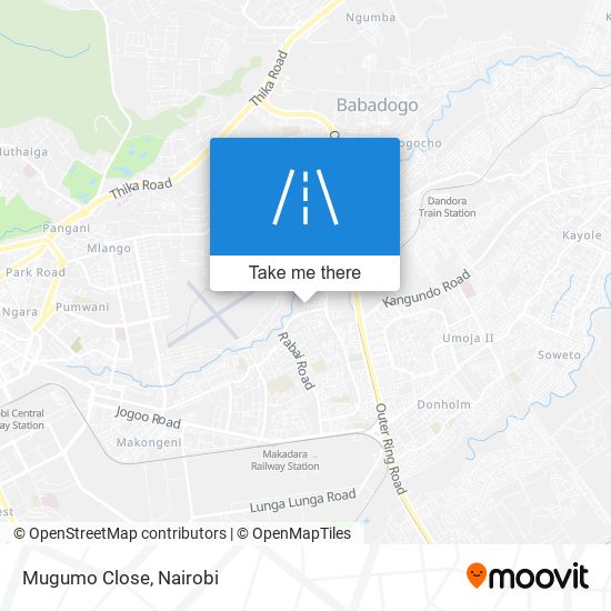 Mugumo Close map