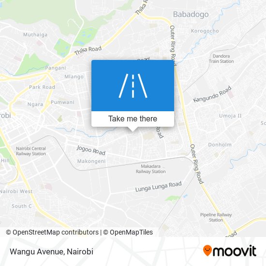 Wangu Avenue map