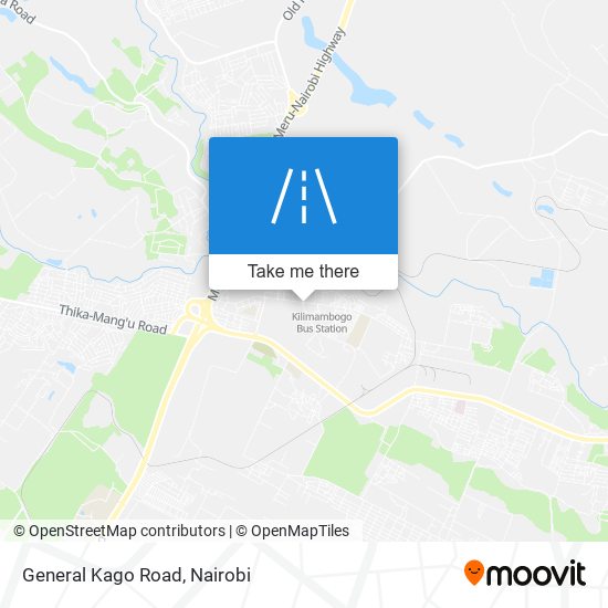 General Kago Road map