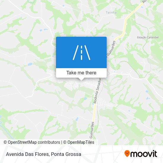 Avenida Das Flores map