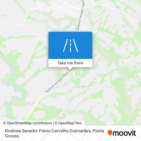 Rodovia Senador Flávio Carvalho Guimarães map