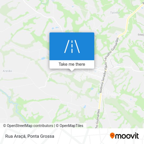 Rua Araçá map