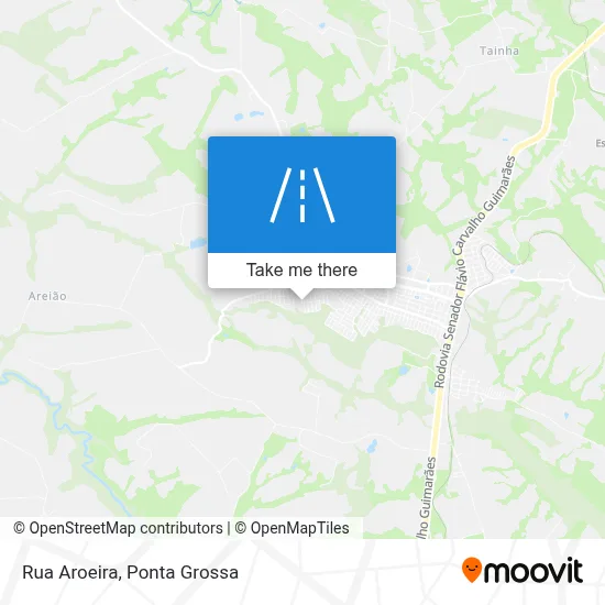 Rua Aroeira map
