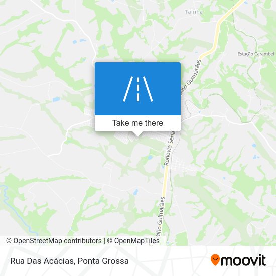 Rua Das Acácias map